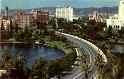 Wilshire Boulevard Postcard