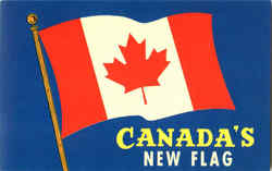 Canada's New Flag Postcard