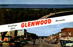 Greetings From Glenwood Postcard