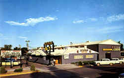 The Embers Steak House And Motel, 21 South Wahsatch Ave Postcard