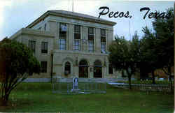 Reeves County Court House Postcard