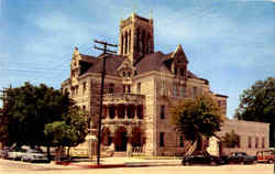 Comal County Court House Postcard