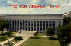 Greetings From San Angelo Texas Postcard Postcard