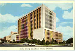 Tulsa County Courthouse Oklahoma Postcard Postcard