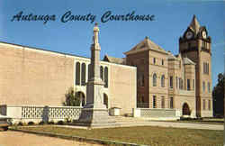 Autauga County Courthouse Postcard