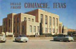 Hello From Comanche Postcard