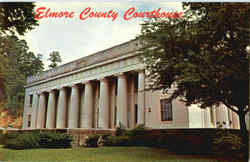 Elmore County Courthouse Wetumpka, AL Postcard Postcard