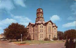 Hood County Court House Granbury, TX Postcard Postcard