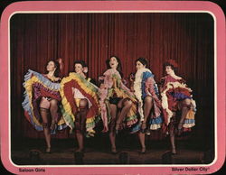 Saloon Girls - Silver Dollar City Pigeon Forge, TN Postcard Large Format Postcard Large Format Postcard