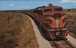 The Sunset Limited, Southern Pacific Railroad Company Large Format Postcard