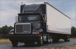 International 9200 Semi-Truck Large Format Postcard