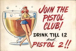 Join the Pistol ! Large Format Postcard