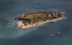 Fort Jefferson National Monument Key West, FL Postcard Large Format Postcard Large Format Postcard