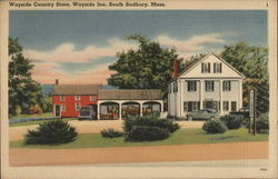 Wayside Country Store, Wayside Inn Sudbury, MA Postcard Postcard Postcard