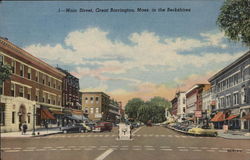 Main Street, Great Barrington, Mass. in the Berkshires Massachusetts Postcard Postcard Postcard