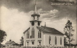 The Congregational Church, South Dennis Cape Cod, MA Postcard Postcard Postcard