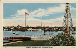 Looking Across Harbor Postcard