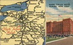 Mark Twain Hotel Postcard