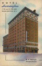 Hotel Harrington Washington, DC Washington DC Postcard Postcard Postcard