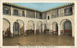 The Patio, Carlton Hotel Washington, DC Washington DC Postcard Postcard Postcard