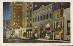 Mayflower Hotel and Harvey's Restaurant Washington, DC Washington DC Postcard Postcard Postcard