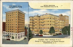 Ebbitt and Grafton Hotels Postcard