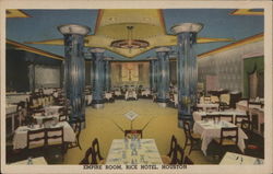 Empire Room, Rice Hotel Houston, TX Postcard Postcard Postcard