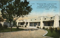 Camp Grande - Recreation Hall El Paso, TX Postcard Postcard Postcard