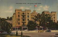 The Evans Hotel Postcard