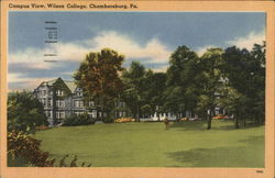 Wilson College - Campus View Chambersburg, PA Postcard Postcard Postcard