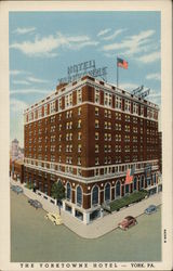 The Yorktowne Hotel Pennsylvania Postcard Postcard Postcard