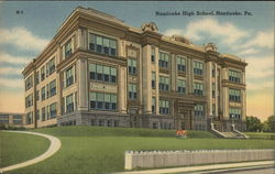 Nanticoke High School Pennsylvania Postcard Postcard Postcard