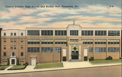 Central Catholic High School, and Rockne Hall Allentown, PA Postcard Postcard Postcard