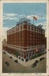 The Yorktowne Hotel Pennsylvania Postcard Postcard Postcard