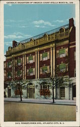 Catholic Daughters of America Court Stella Maris No. 288 Atlantic City, NJ Postcard Postcard Postcard