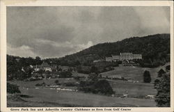 View From the Golf Course Asheville, NC Postcard Postcard Postcard