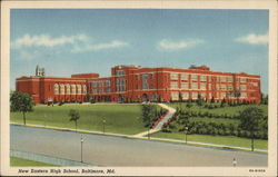 New Eastern High School Postcard