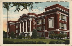 Senior High School Fremont, NE Postcard Postcard Postcard