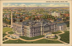 Central High School Postcard