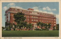 Wesley Hospital Postcard