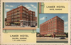 Lamer Hotel Salina, KS Postcard Postcard Postcard