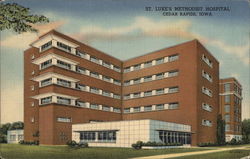 St. Luke's Methodist Hospital Postcard