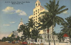 Palatial Ocean Front Hotels Miami Beach, FL Postcard Postcard Postcard