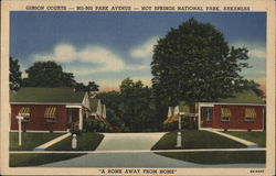 Gibson Courts Postcard