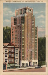 Medical Arts Building Hot Springs National Park Postcard Postcard Postcard