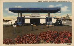 Eastern Entrance to Bankhead Tunnel Mobile, AL Postcard Postcard Postcard