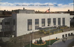 Bridge Terminal Building Postcard