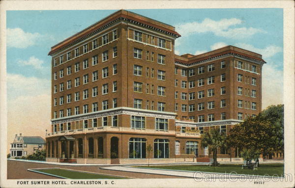 Fort Sumter Hotel Charleston, SC Postcard