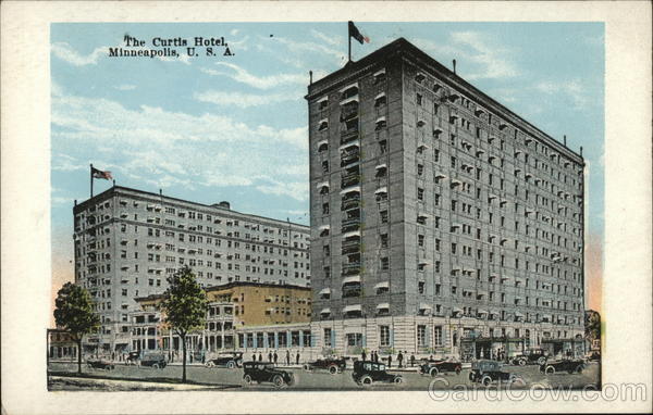 The Curtis Hotel Minneapolis MN Postcard   Card00542 Fr 