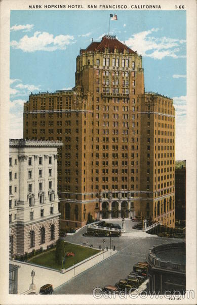 Mark Hopkins Hotel San Francisco, CA Postcard